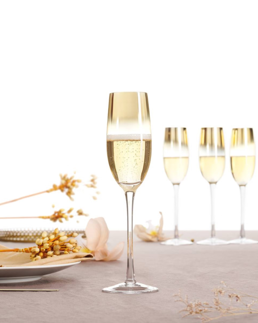 TUMBLER, CHAMPAGNE & WINE